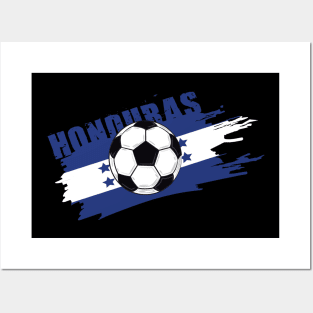 Honduras Soccer Honduras Futbol Football Honduran soccer Flag Jersey Posters and Art